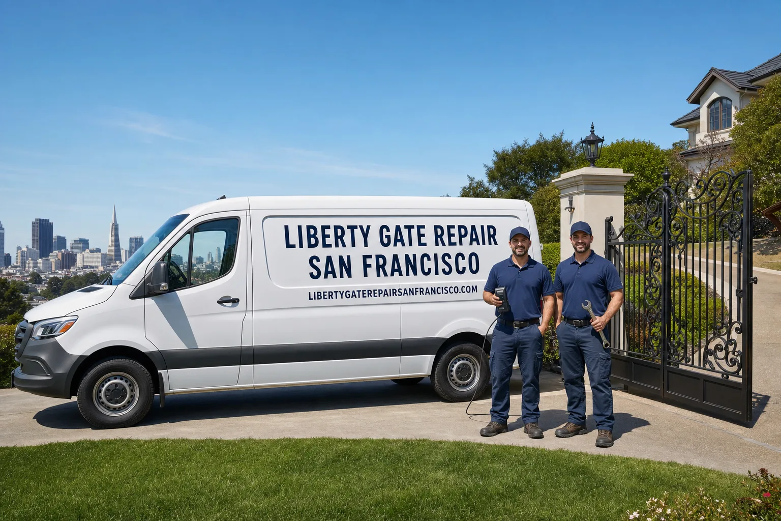Liberty Gate Repair San Francisco service vehicle and crew in San Francisco, CA